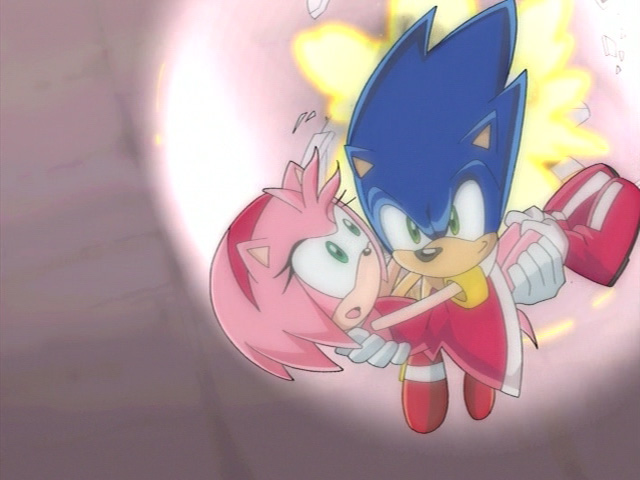 Amy elbvlten nzi Sonic-ot. A gyorsasgt s btorsgt.